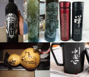 宿迁泗洪县酒瓶葫芦工艺品激光雕刻机